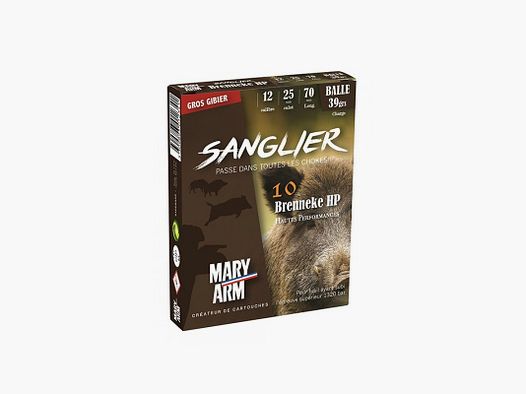 Mary-Arm - Brenneke Sanglier HP - 12/70 - (x10)