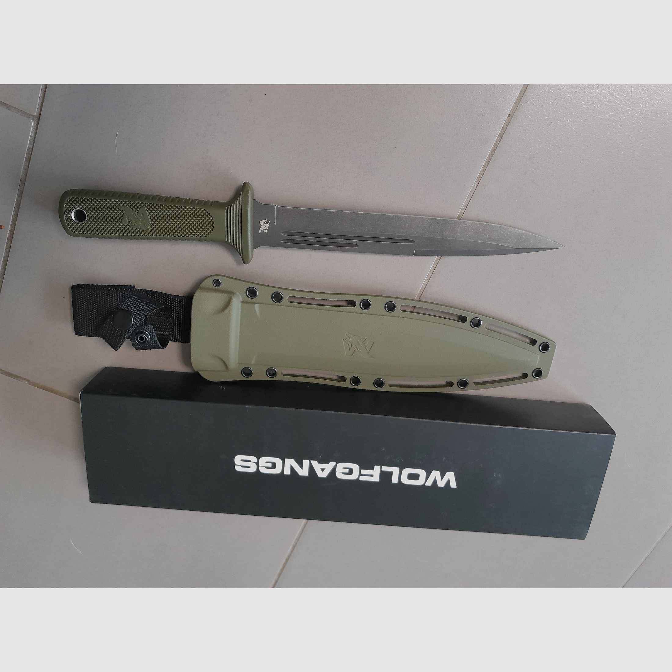 Cuchillo de Wolfgang, Odenwolf Catcher, cuchillo de caza, cuchillo de exterior