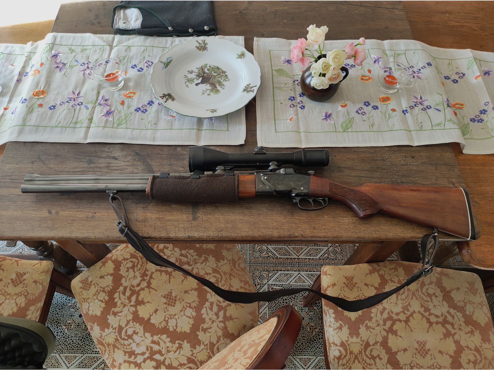 Brünner ZH 301 Brno CZ Blaser Optik escopeta con cañón intercambiable BBF 304