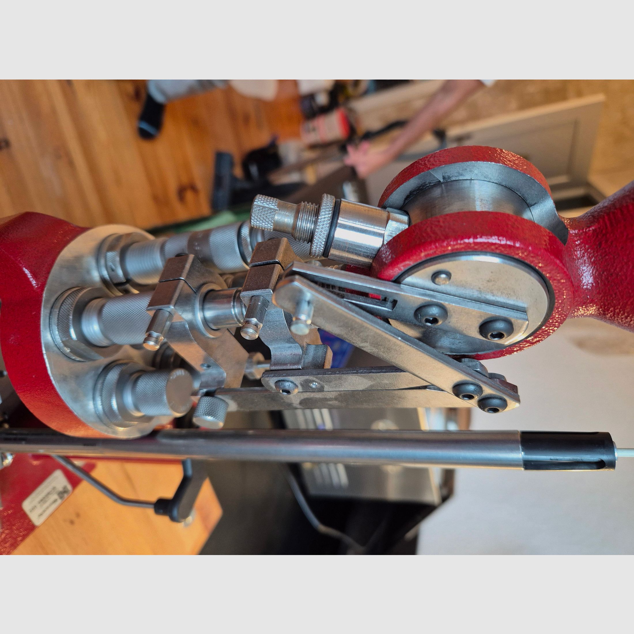 Hornady 5-Station Wiederladepresse Komplettset + massiver Tisch & Zubehör