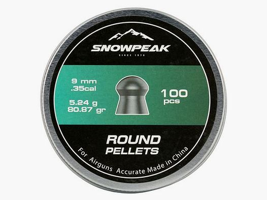 SNOWPEAK Round Pellets 9MM X100