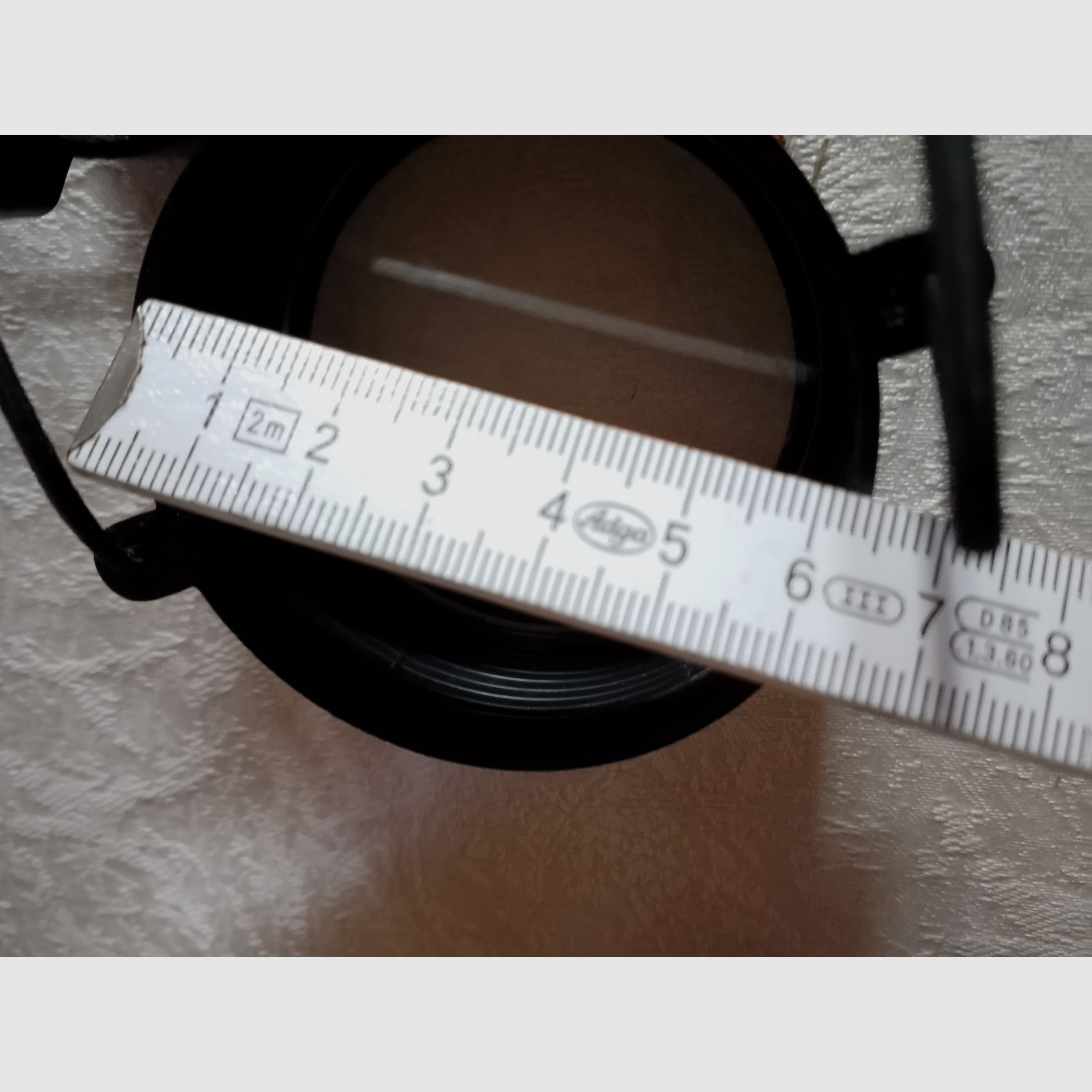 Schutzkappen gelb klar Zielfernrohr Gummiband Kappen Fernglas Fernrohr Staubschutzkappen Okular Schutz Klarsicht