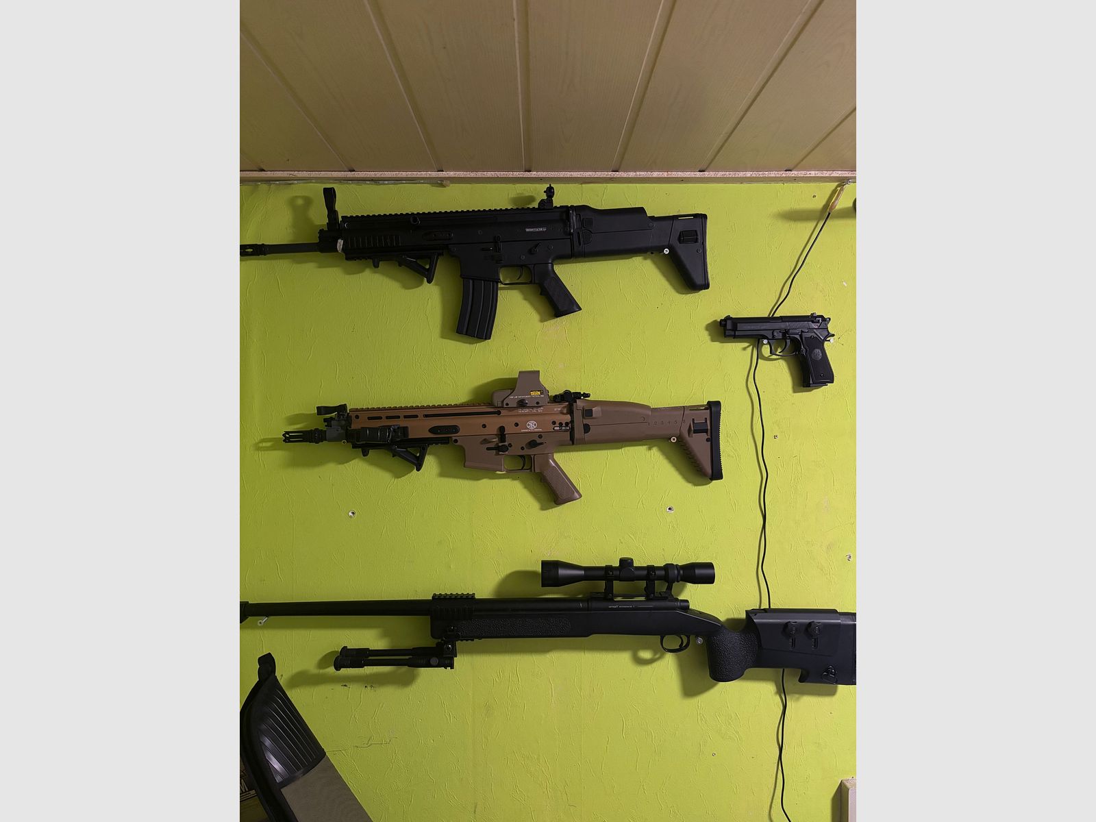 Ich verkaufe meine Softair-Waffen