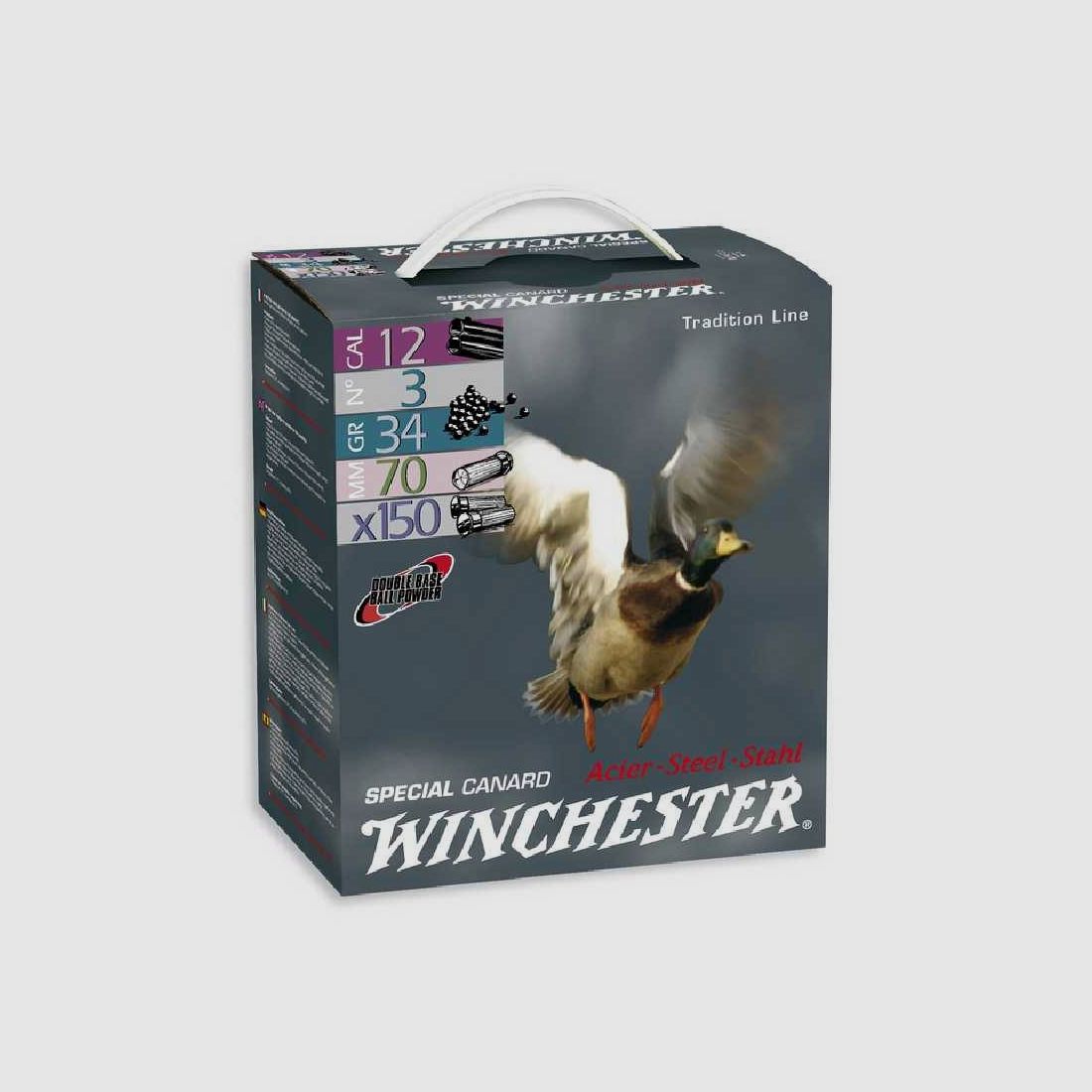 Winchester Special Canard Steel .12/70 34g #4 (3,2mm) 150 Patronen