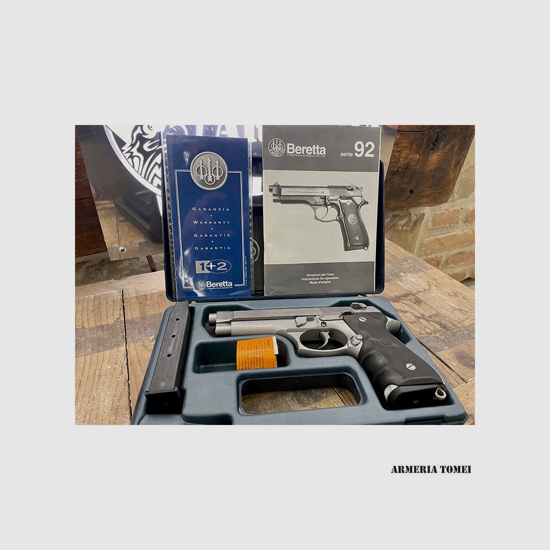 USATO – PISTOLA – BERETTA 98FS INOX cal. 9×21, immagine 5 di 5