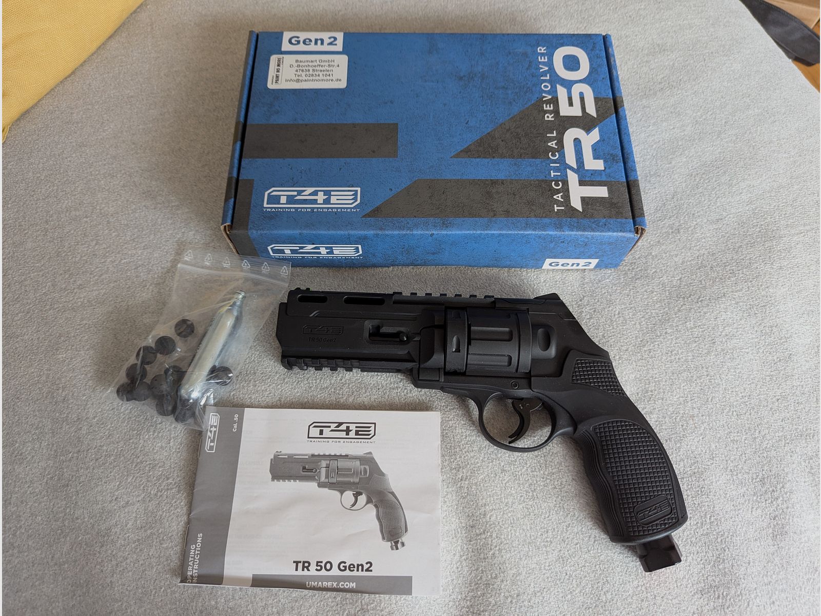 Umarex T4E Defense TR 50 / HDR 50 Gen2 | Cal. 50 | CO2 - 7.5 Joules | 6 shots