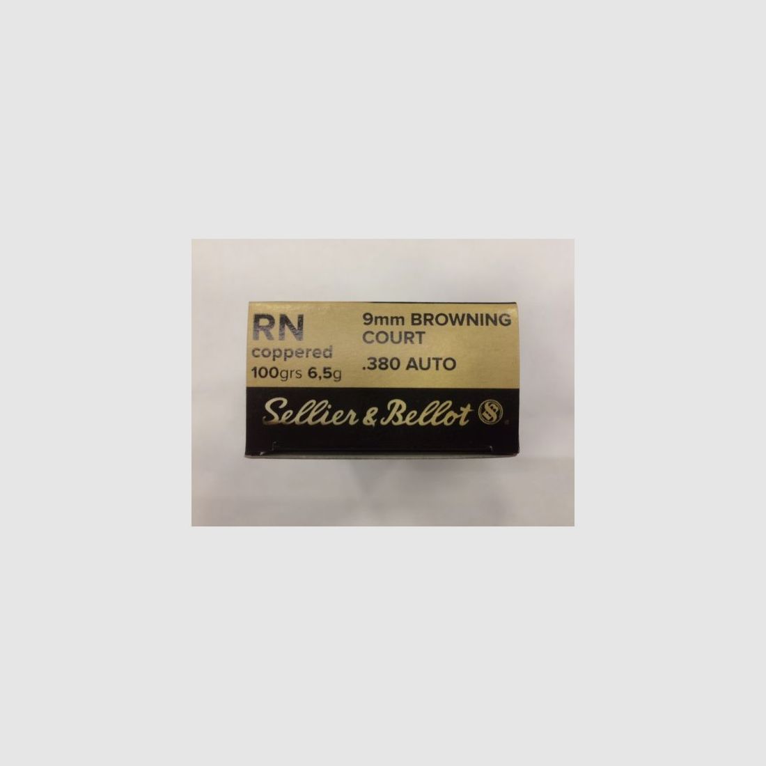 S&B PATRONEN 9 CORTO 100 GR RN RAM, Bild 1 von 3