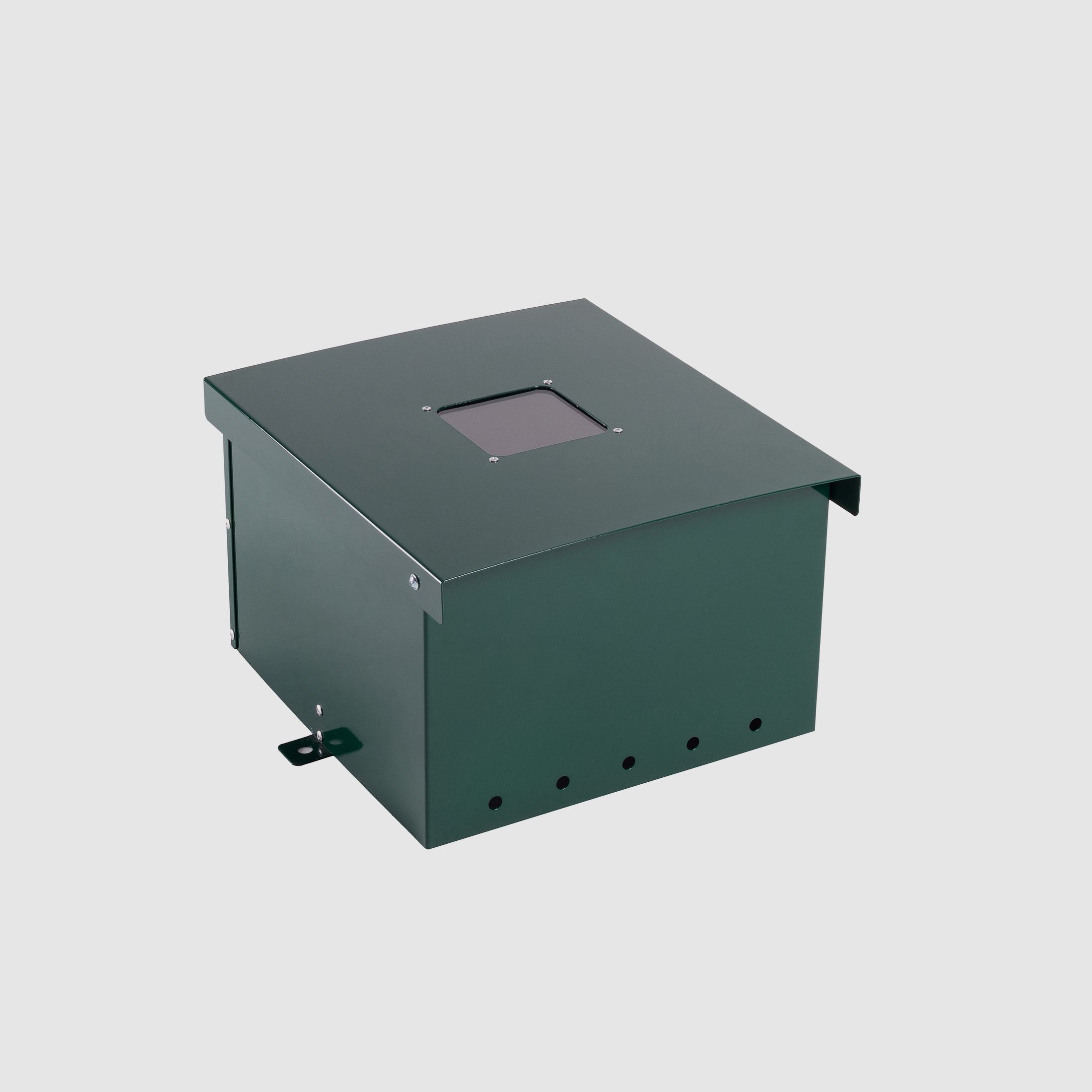 Schalldämpferbox für Wühlmausselbstschussgerät