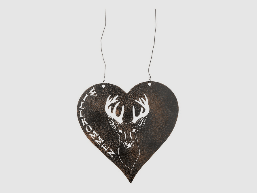 Gilde Metall Herz Hirsch