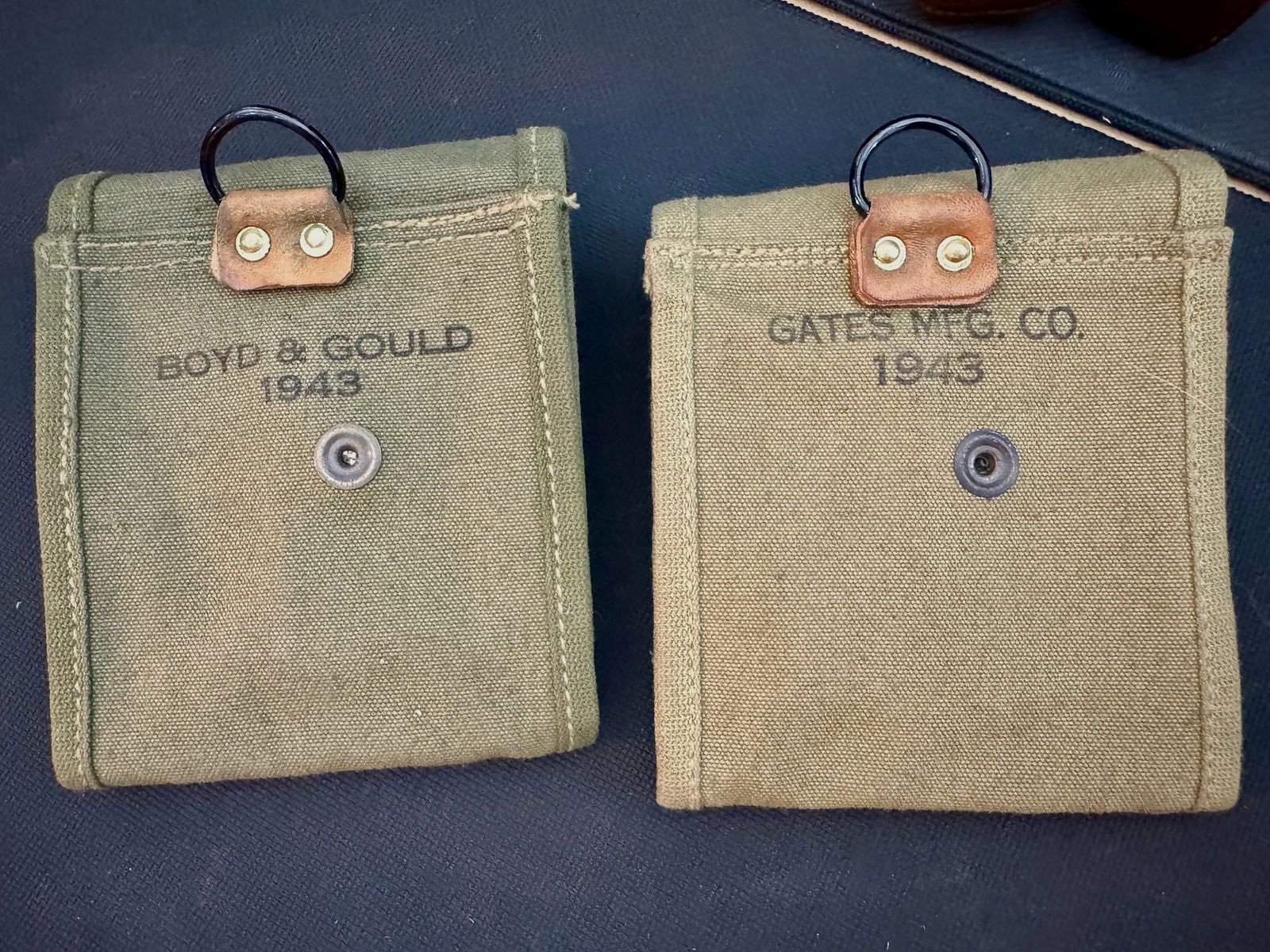 Magazine pouch .30 Carbine magazine for 2 magazines, repro I think (49)