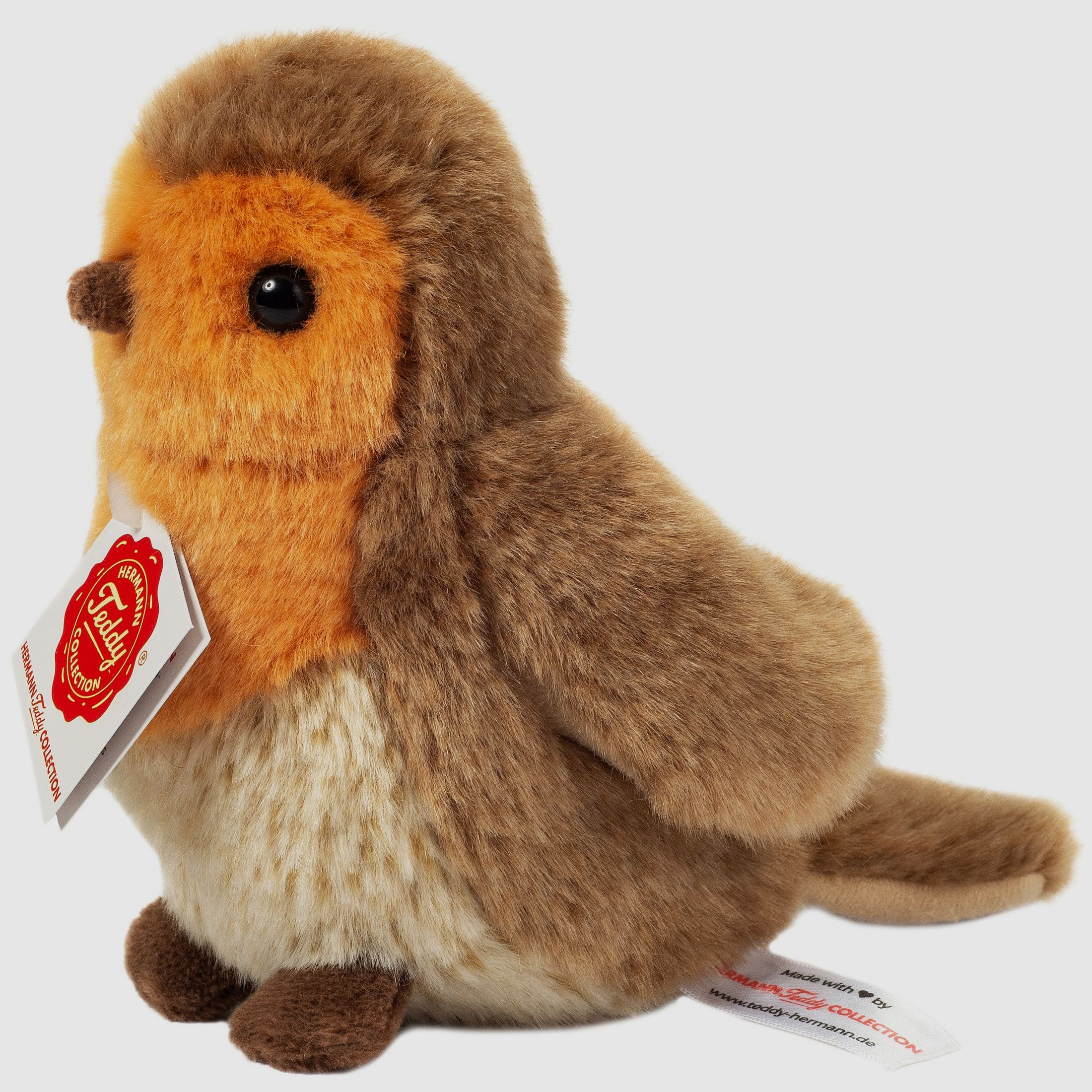 Teddy Hermann Plush Toy Robin