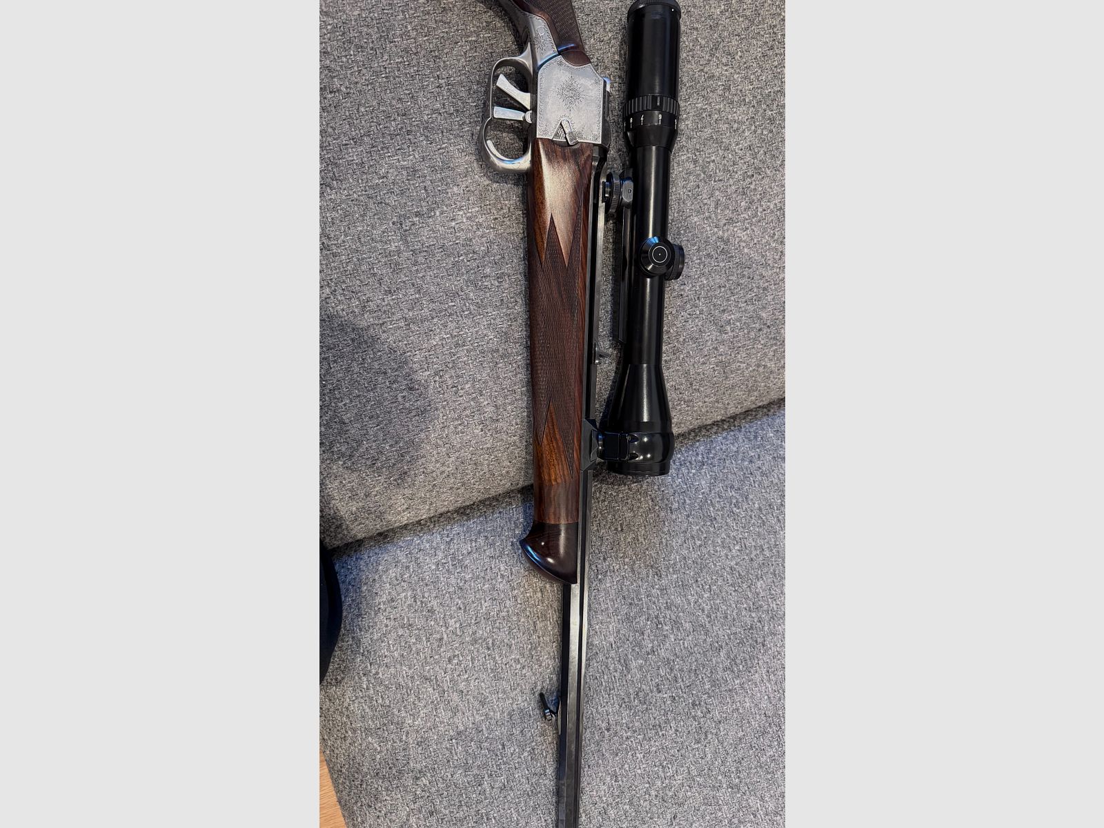 Fucile da caccia esclusivo di Furtschegger (Kufstein) – rara carabina sorella in calibro 6,5x65R