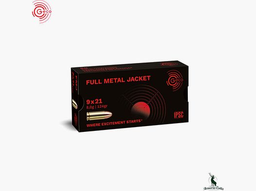 Geco Munizioni Fmj cal. 9×21 124gr.