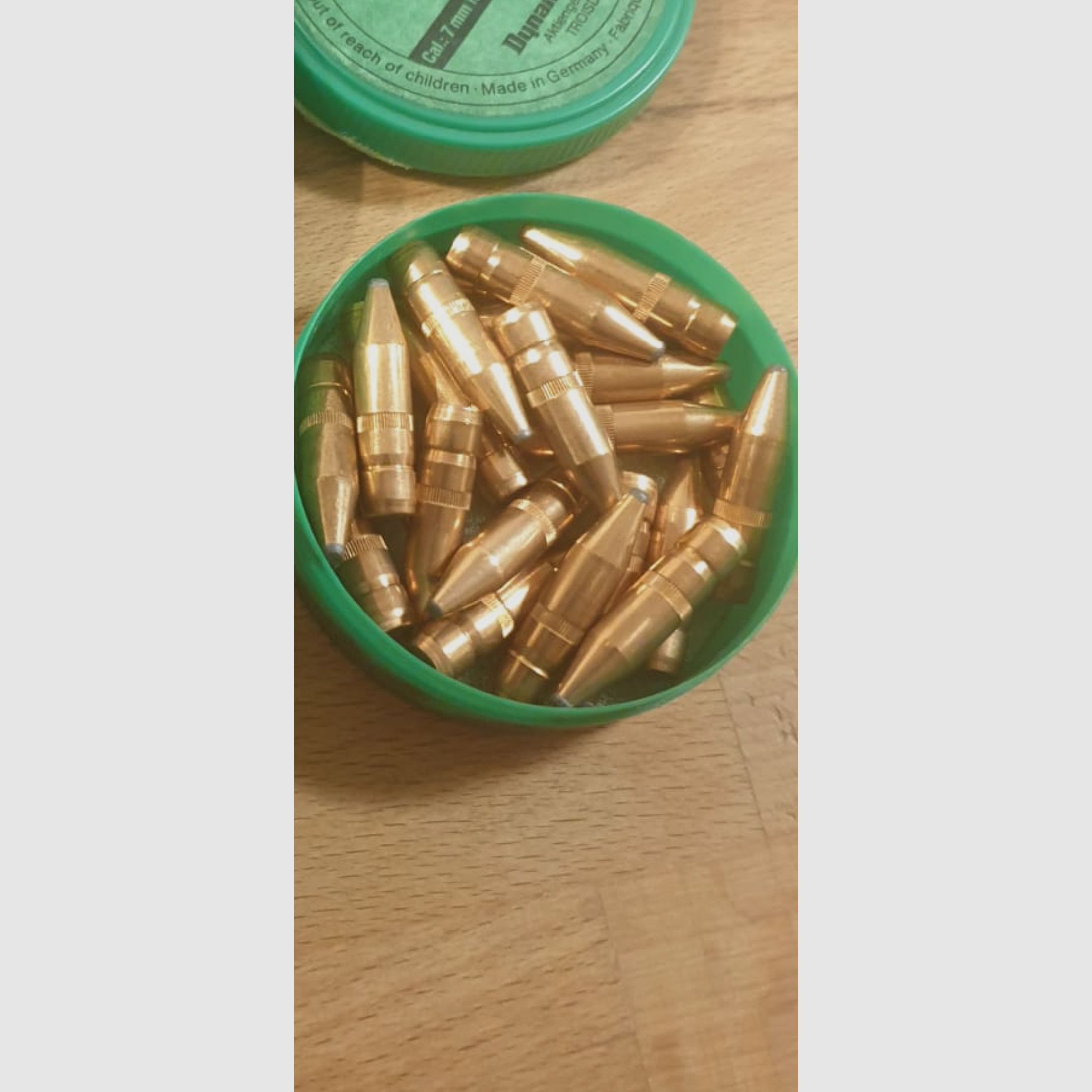 75x RWS conical tip .284 7mm 8g 123grs