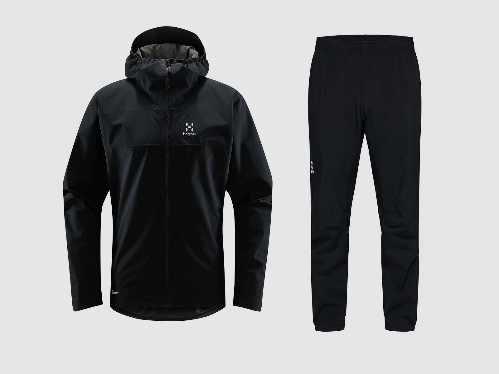 Haglöfs Korp Proof/Proof II Regenkombi Herren True Black