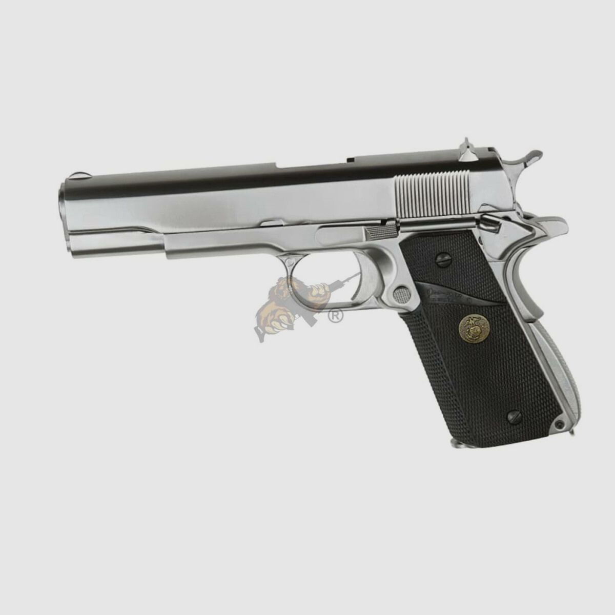M1911 MEU Full Metal, GBB Silber -F-