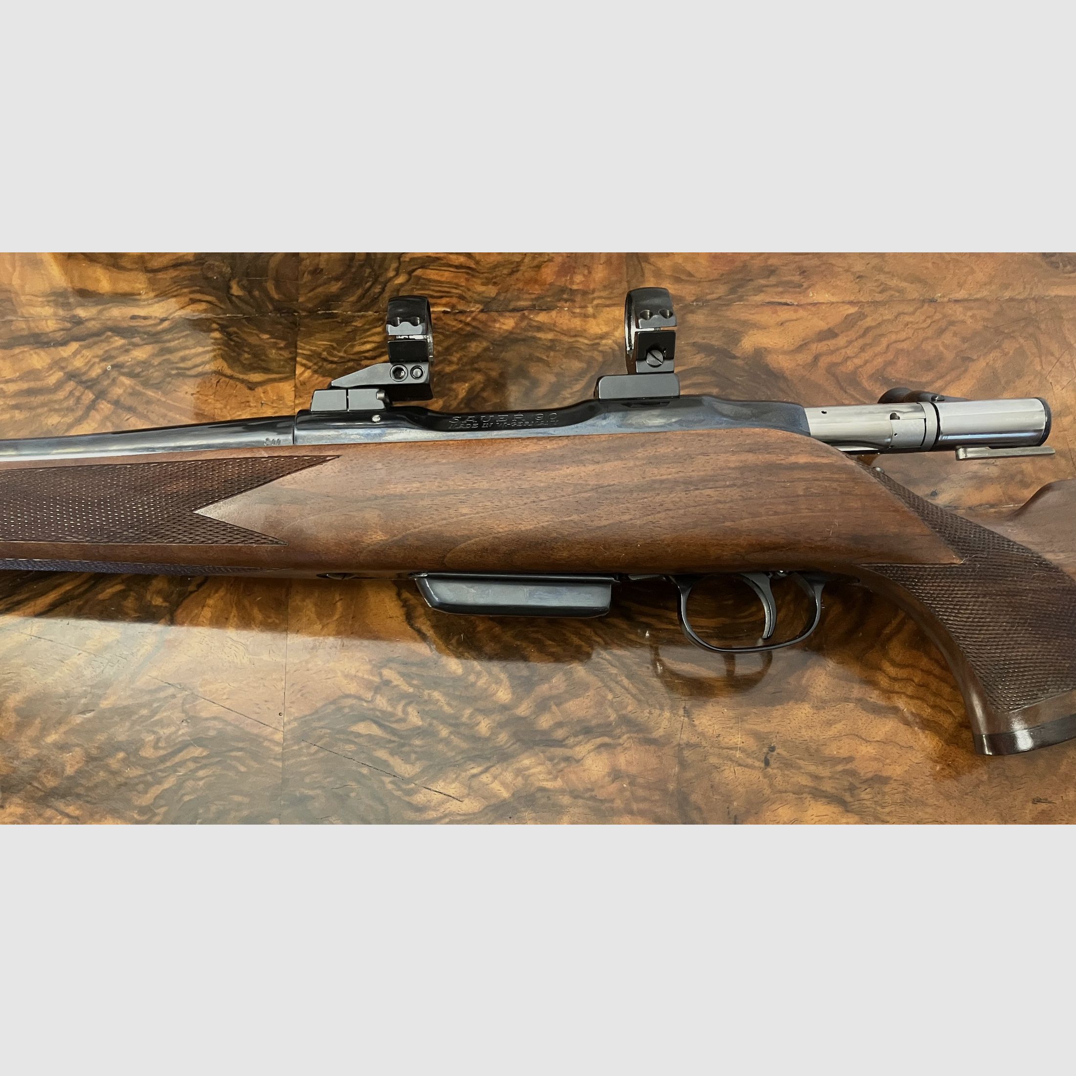 .308 Win. Sauer 90 Luxus met echt kort systeem!, afbeelding 8 van 10
