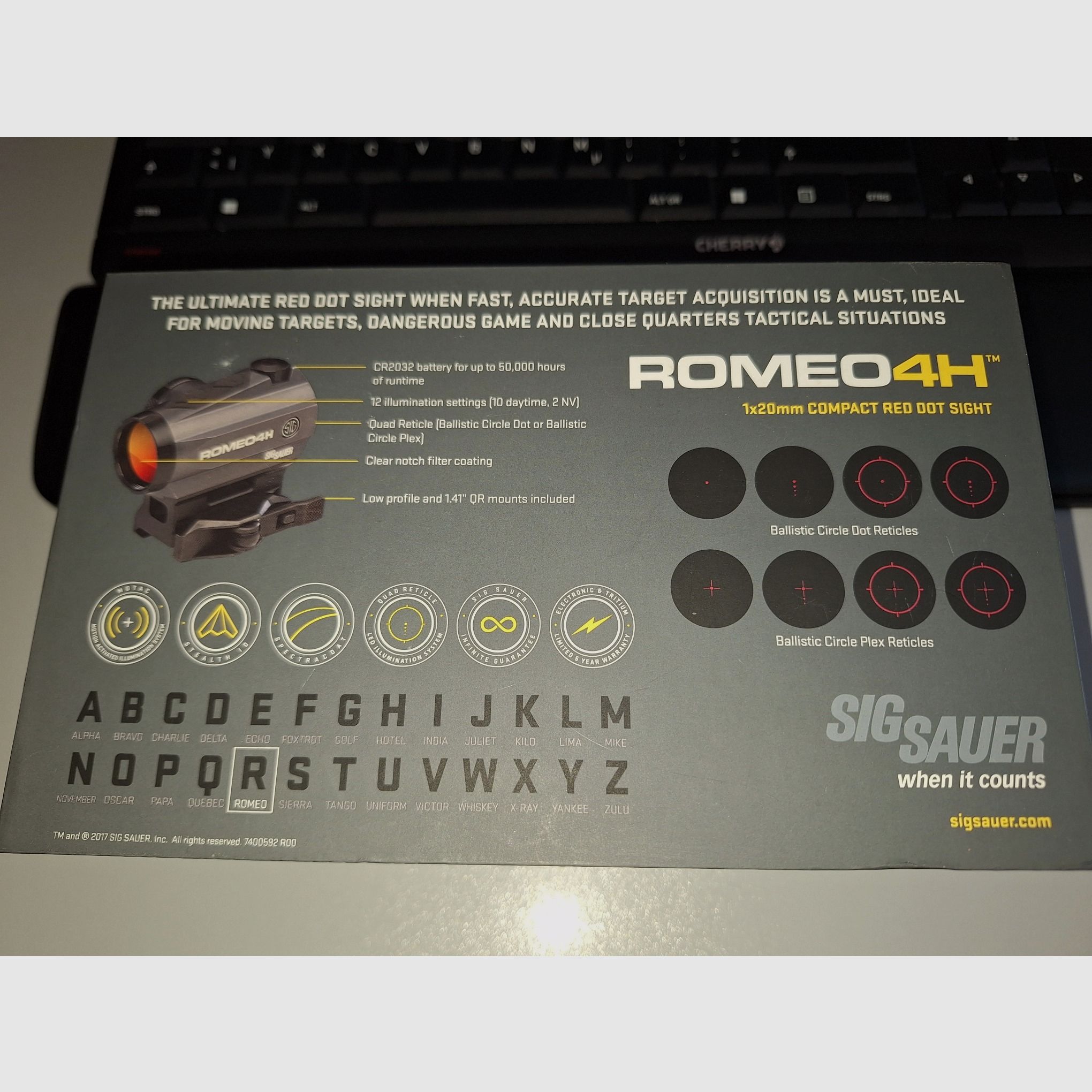 SIGSAUER Romeo 4H - red dot sight