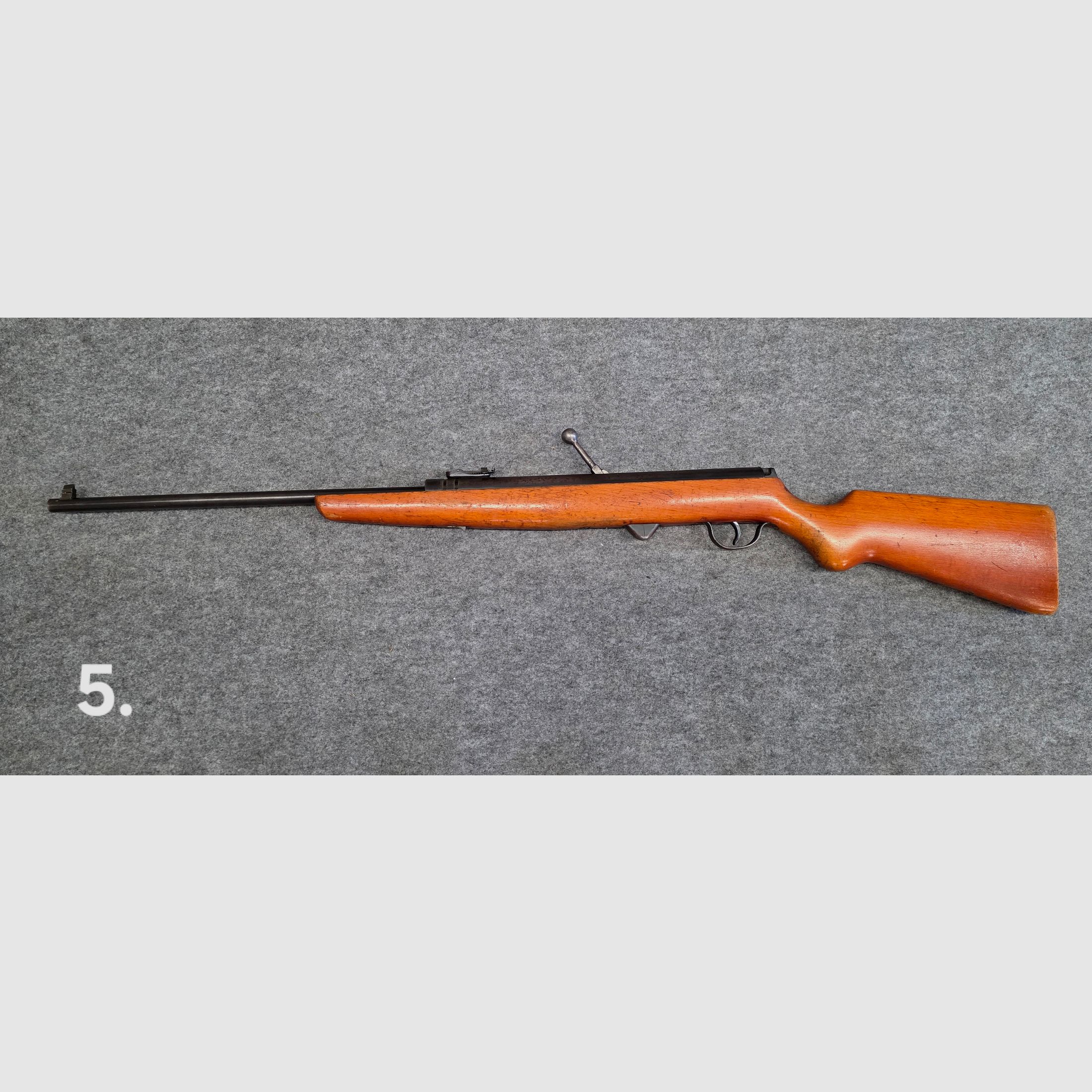 5.) Haenel 310 con disparador estándar cargador repetidor Kirmes 4.4mm carabina de aire