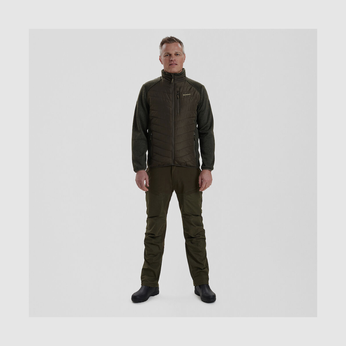DEERHUNTER Moor Jacke wattiert mit Strick Timber