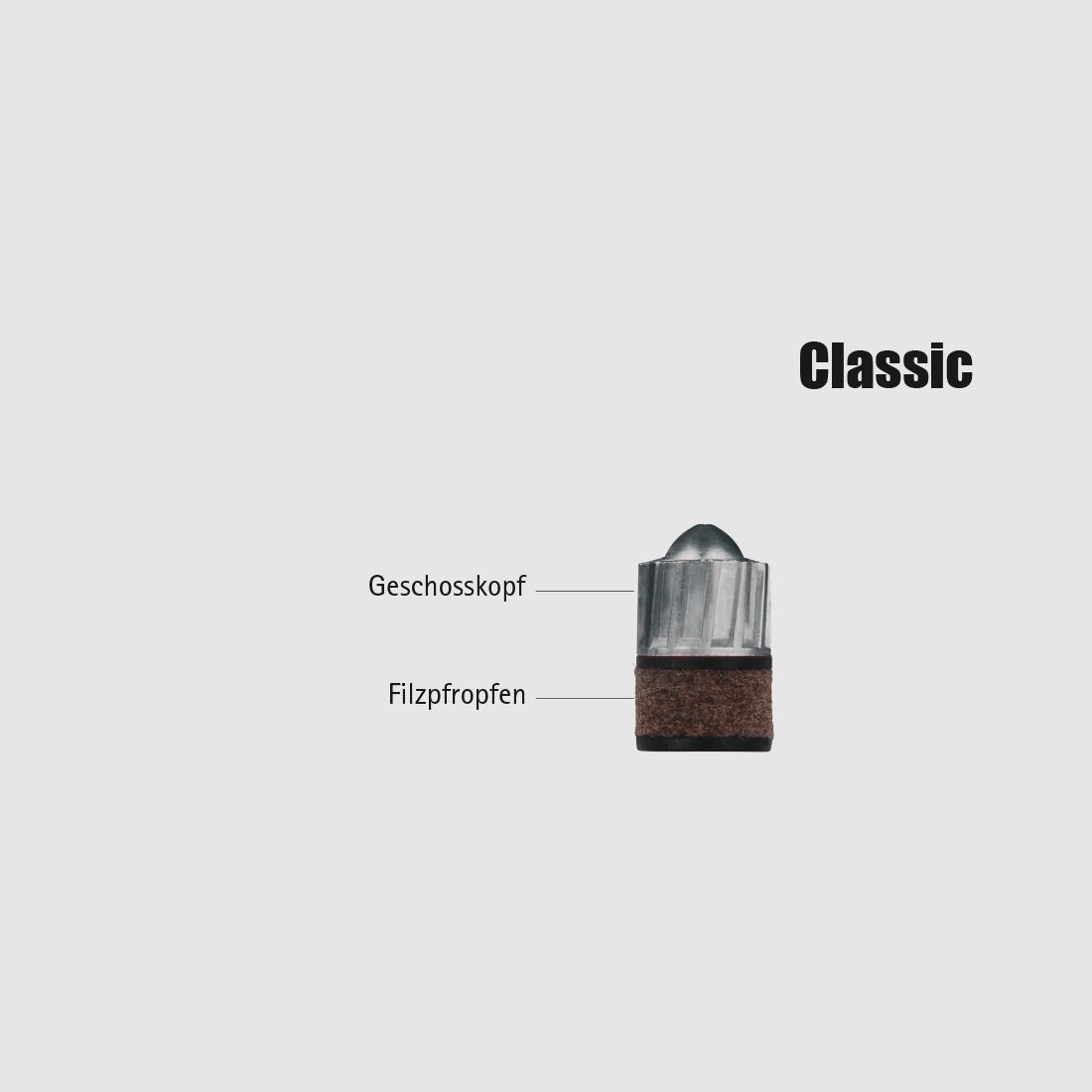 Brenneke 40652000 12/70 Classic Magnum 31,5g/490grs. Flintenlaufgeschoss