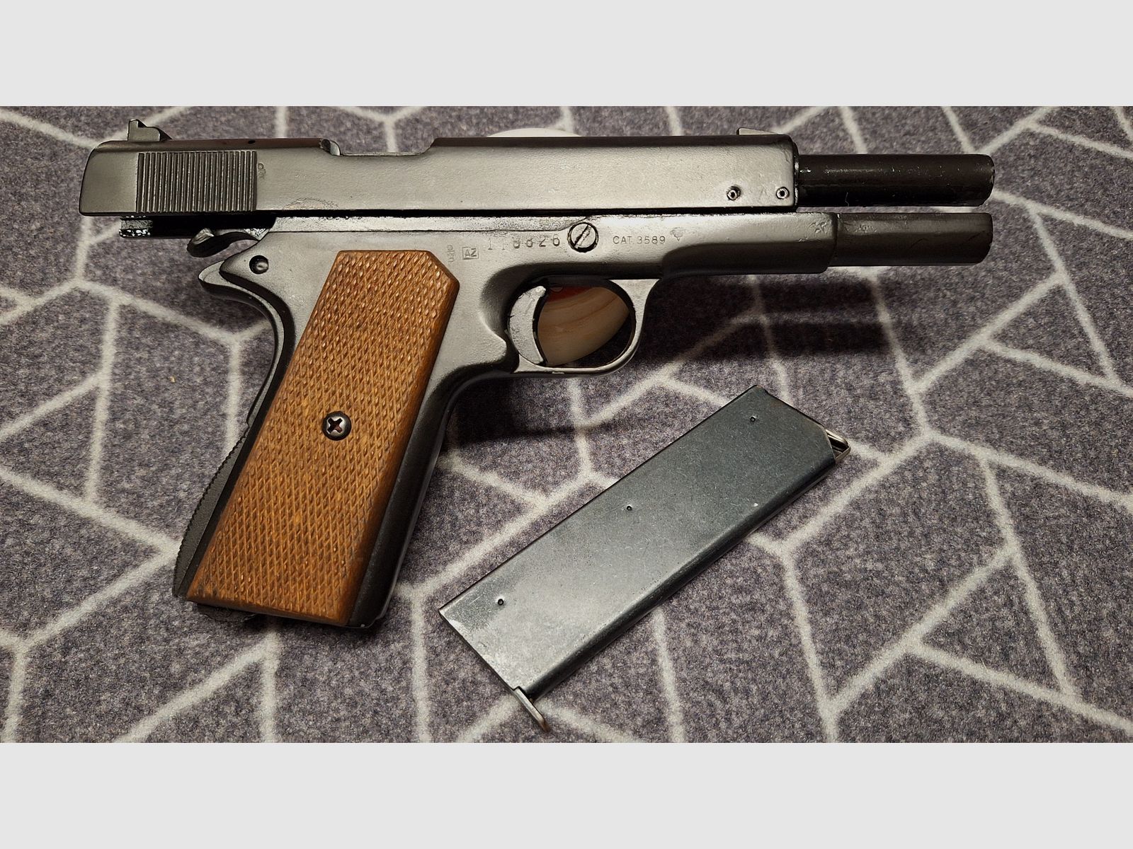 ME 8 pistola de colección general 8mm de detonación en estilo 1911, PTB437