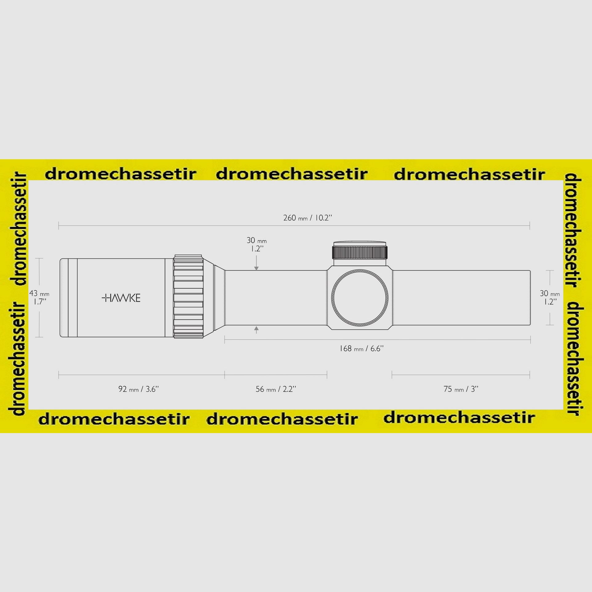 Hawke Vantage 30 WA 1-4×24 Zielfernrohr 4A FIRE DOT beleuchtet 14500, Bild 4 von 4