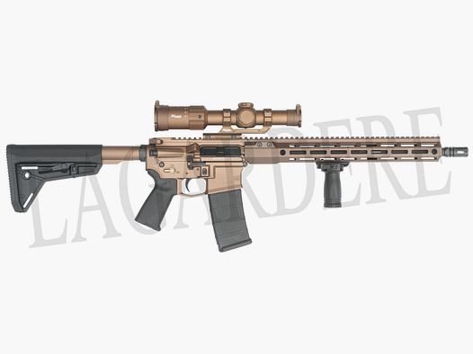 AERO PRECISION M4 E1 PRO BRONZE KIT KK MIT SIG ZIELFERNROHR UND GRIP (SELBSTLADEFLINTE)
