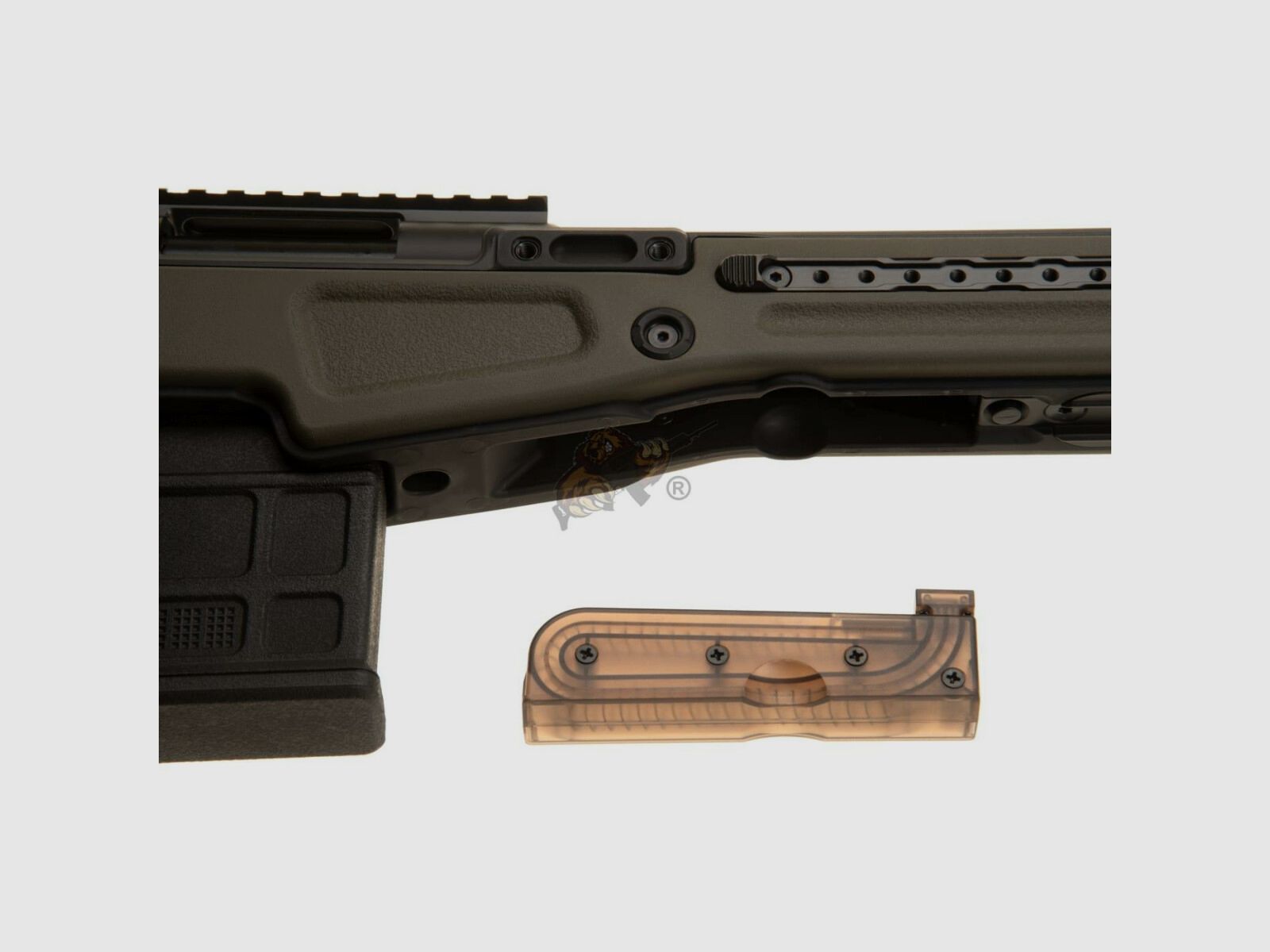 AAC T10 Short Bolt Action Sniper Rifle Olijf -F-