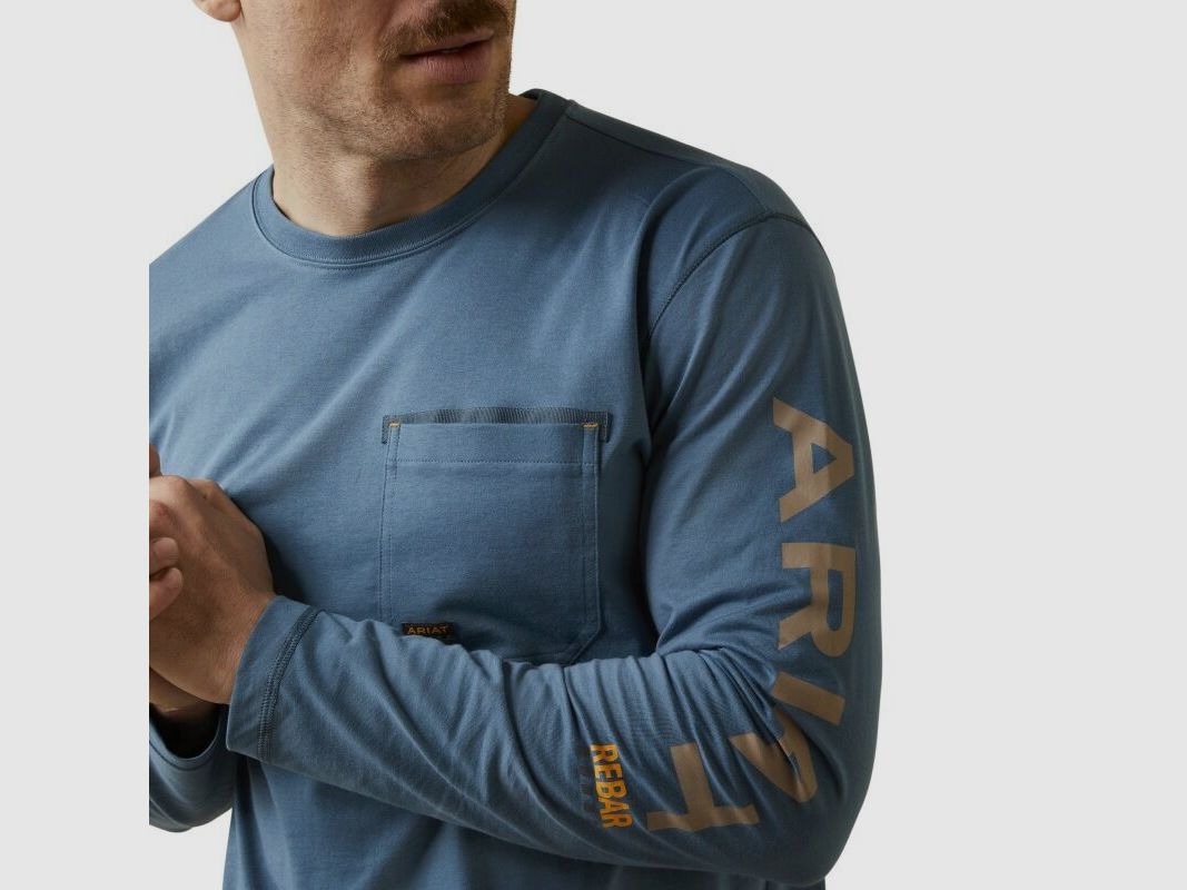 Ariat Herren Langarmshirt Rebar® Workman Logo
