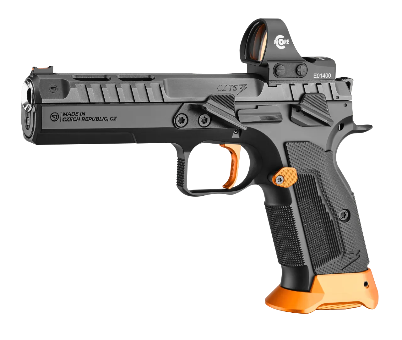 CZ TS 3 Orange 9mm 20 colpi (senza ottica), immagine 4 di 5