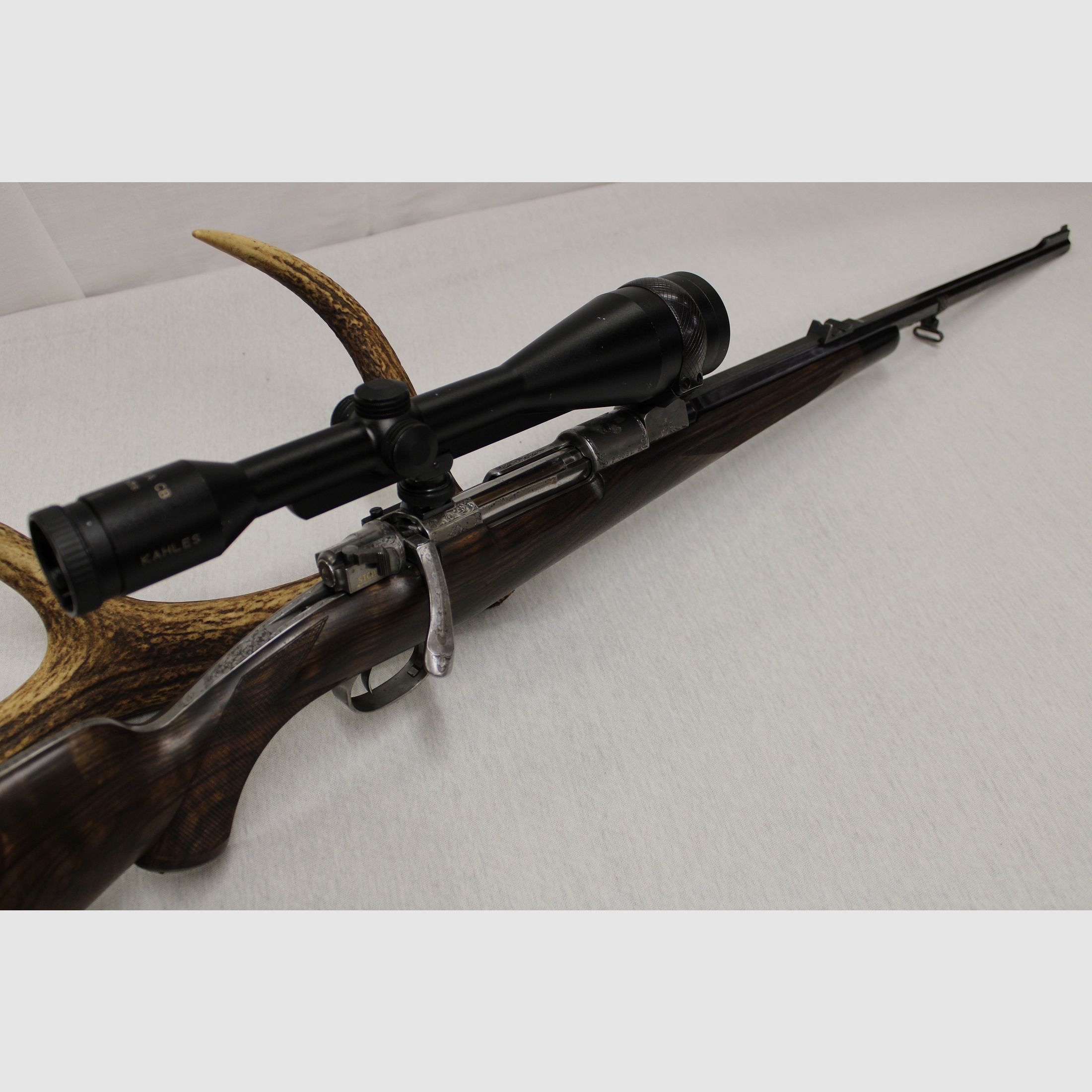 Repetierbüchse Mauser DWM Luxus Büchse 9,3 x 62 Keilerbüchse z grawerunkiem Rarytas Kahles 8 x 56 LP