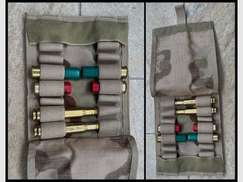 Originale US-Army Schrotpatronen Tasche / SHOTGUN SHELL POUCH / auch für 50 BMG