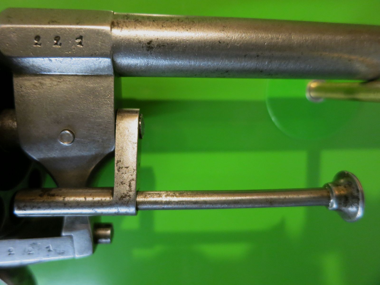 Lefaucheux-Stiftfeuerrevolver 1865, 12 schüssig, Kal. 9 mm Lefaucheux, super selten     #53-