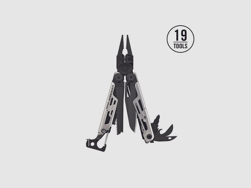 Leatherman – SIGNAL Noir + Argent / HOLSTER NYLON NOIR, image 1 sur 3