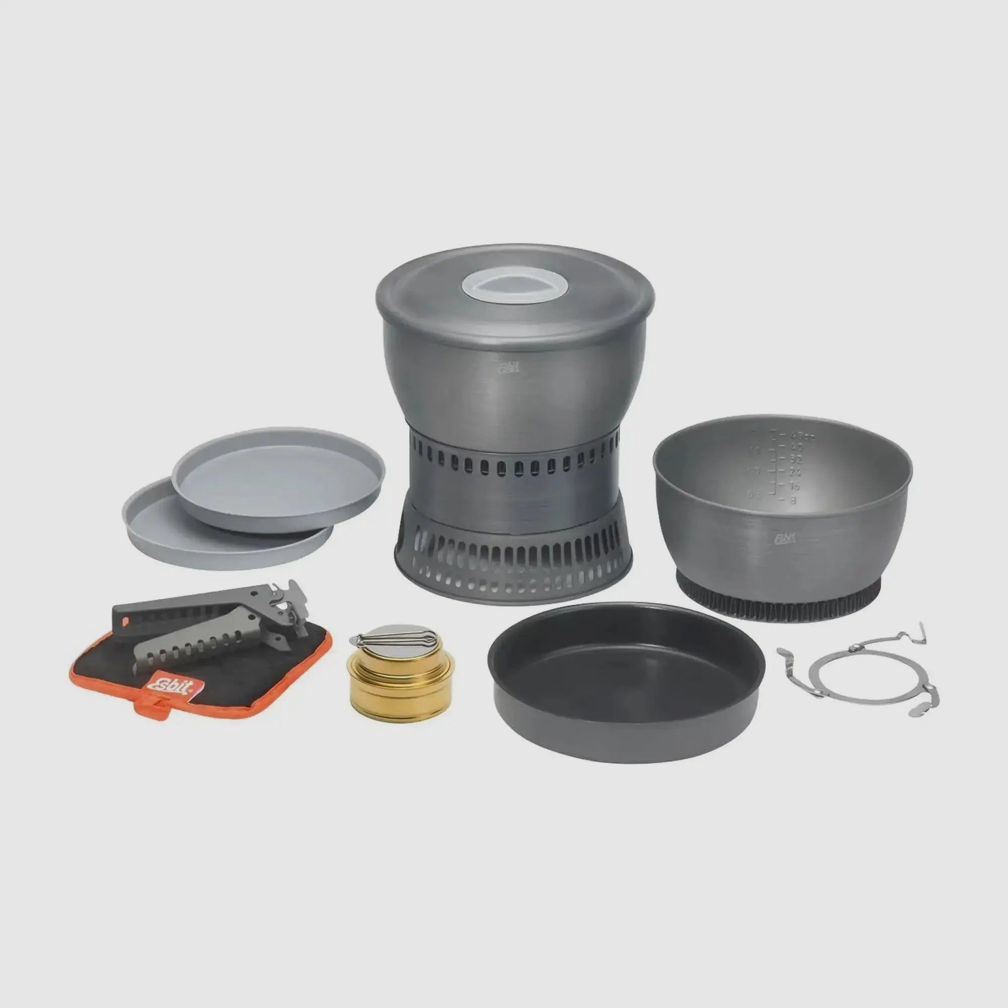 Esbit Spirit Stove Cooking Set Aluminum Hard Anodized