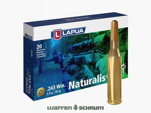 Lapua Naturalis 5,8g - 90gr. .243Win