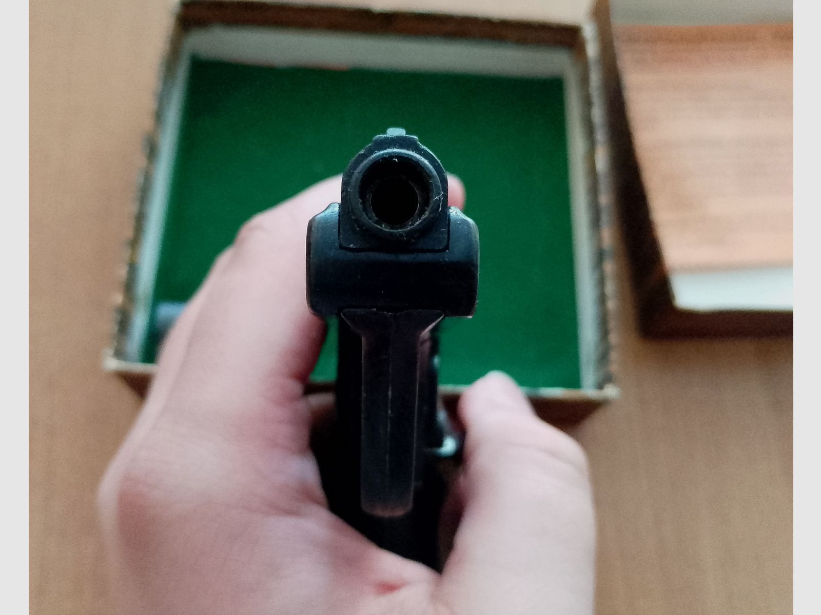 Rare ME 8 Combat in 8 mm blank in PTB 176/2 with packaging!