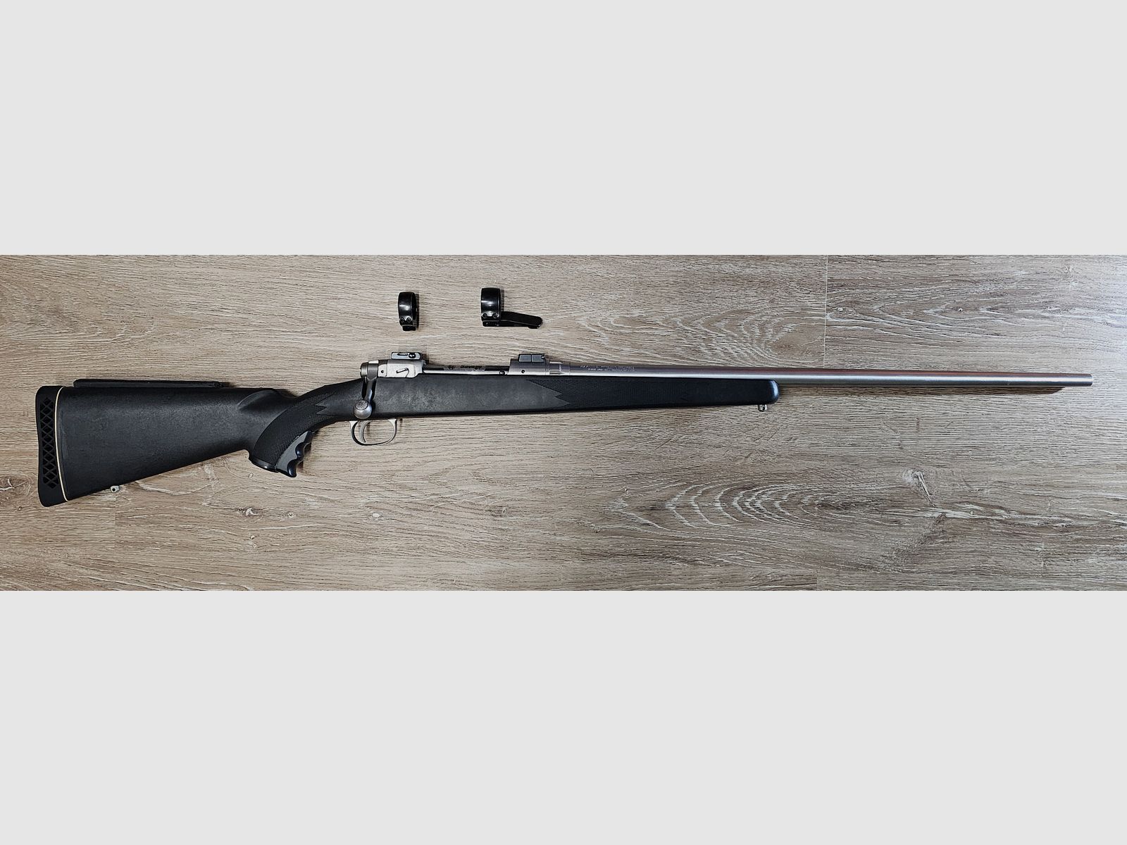 Savage Mod. 116 repeating rifle Cal .338 WinMag with swivel mount (for 30mm tube)