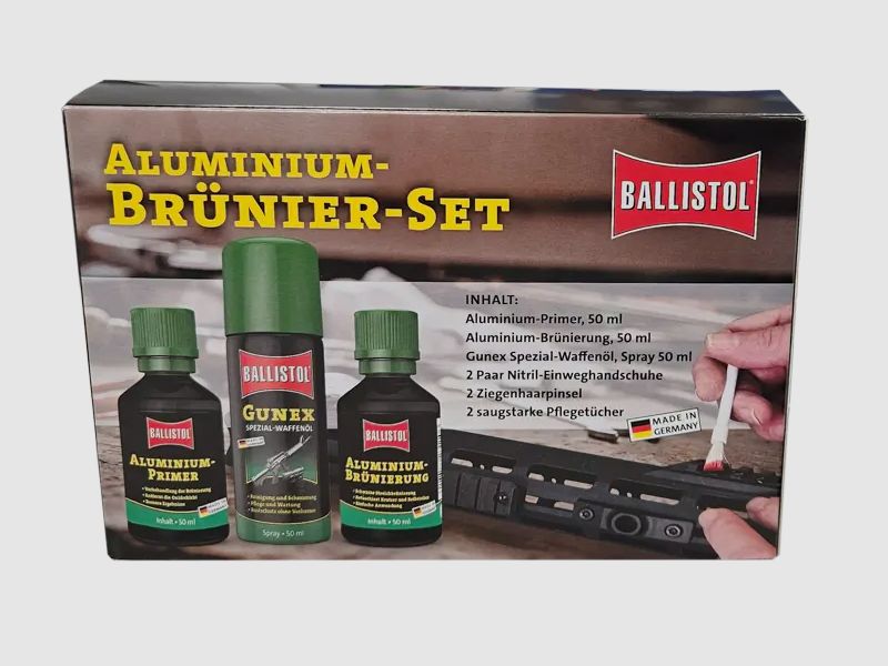 Juego de brunido de aluminio Ballistol