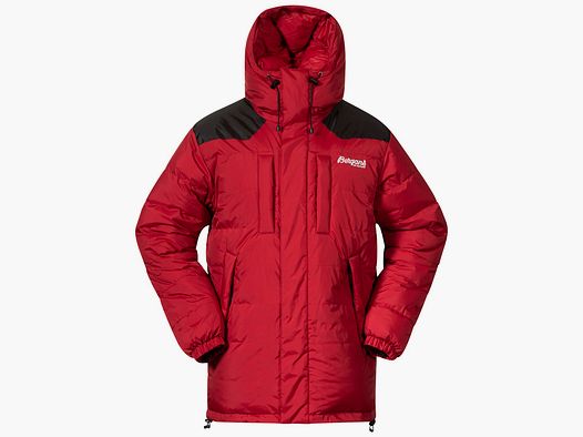 Bergans Expedition Down Parka Unisex Rood/Zwart XXL