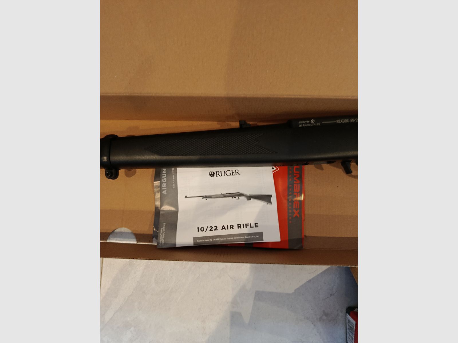 Ruger 10/22 carabine à air CO2 comme neuf