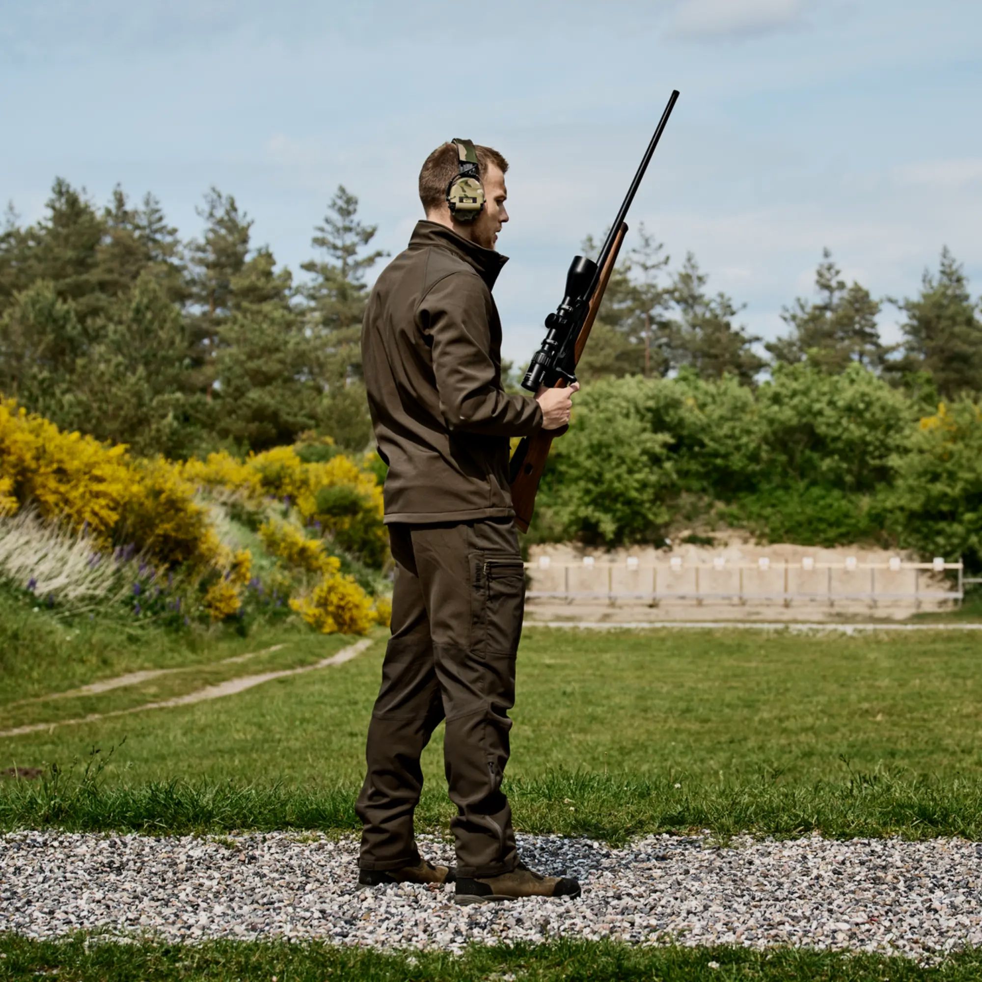 Härkila Softshell Jacket Scandinavian (Willow Green/Shadow Brown)