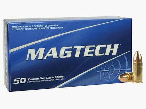 Munitions Magtech cal 9 x 19 FMJ 124 grs par 1000