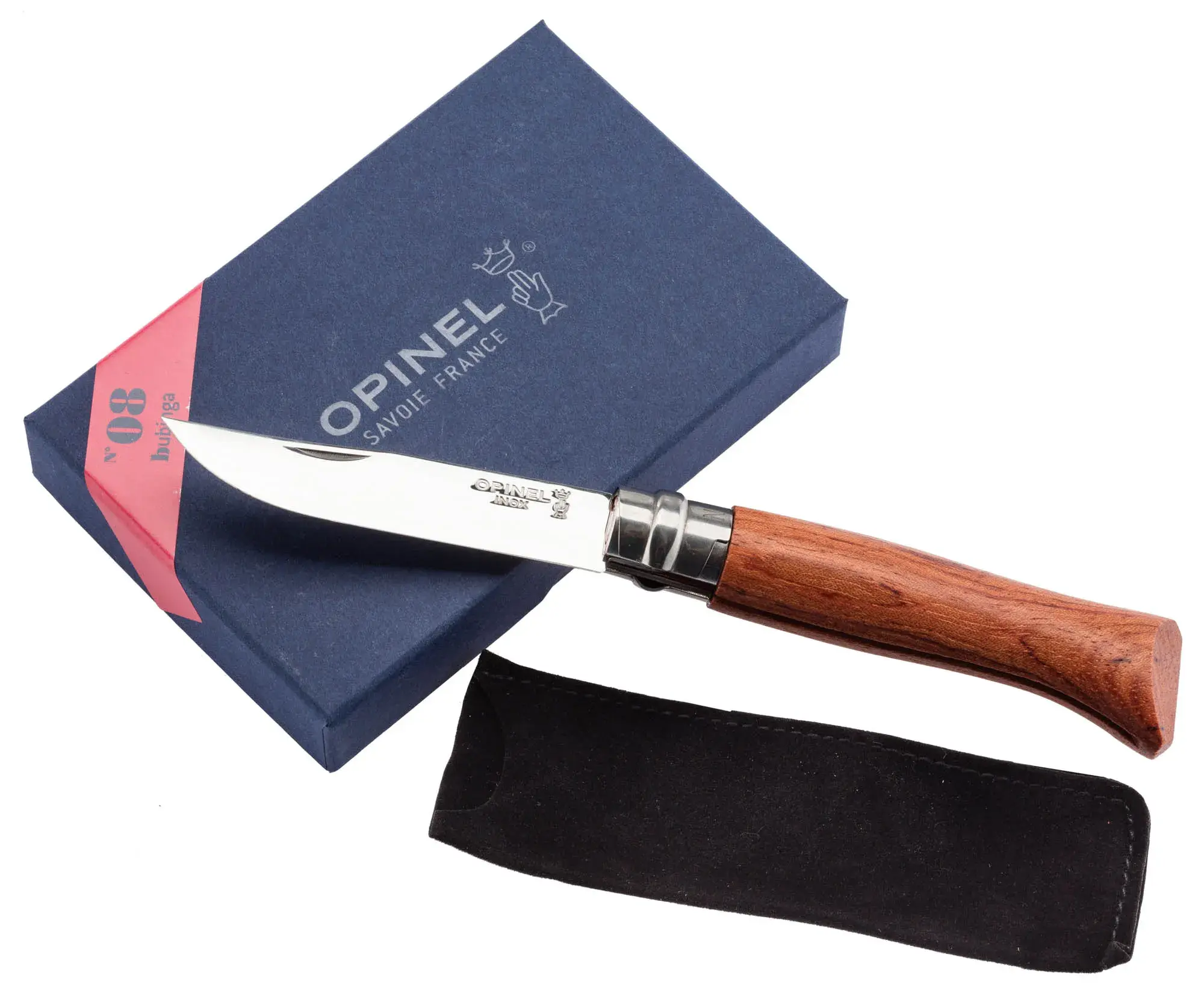 Opinel Luxe Mes Nummer 8 Padouk, afbeelding 2 van 6