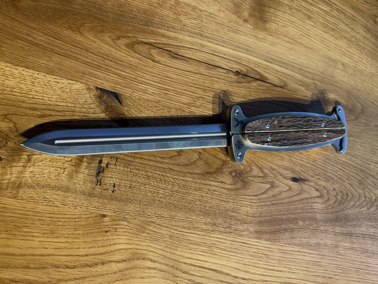Couteau de chasse Hirschfänger Pantograph Reloaded – Édition limitée pour collectionneurs / Couteau de chasse Hirschfänger