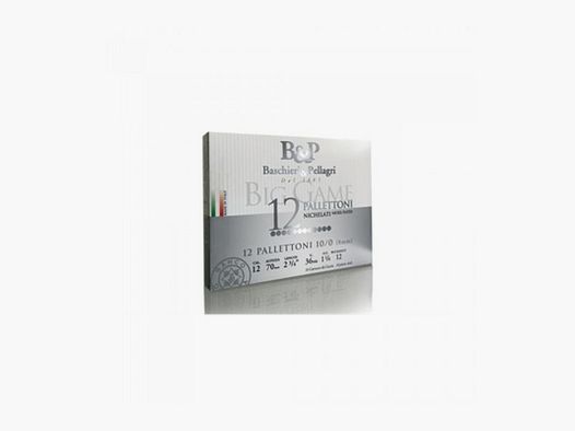 10 Chevrotine B&P Big Game Pallettoni 12Gr Cal 12/70