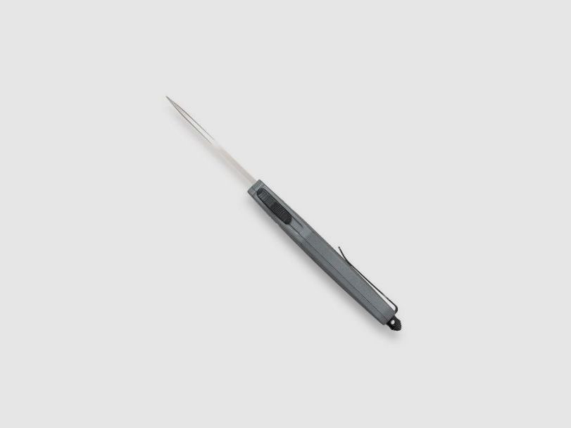 CobraTec Medium CTK-1 gris cuchillo automático OTF con hoja drop point, imagen 5 de 10