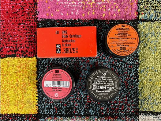 9mm RK cartouches à blanc RWS / Geco - Collectionneur