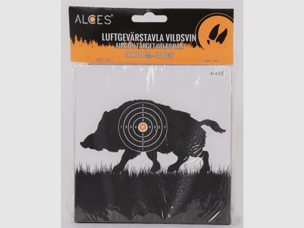 Luftgewehrbretter 14x14 cm Wildschwein